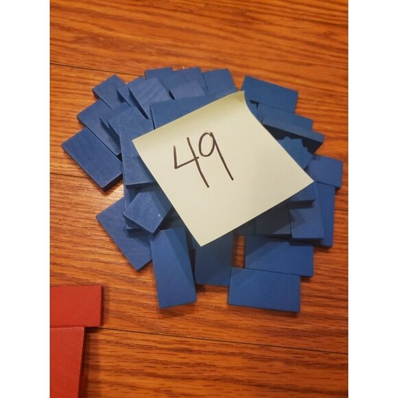 Lot of 426‎ Thick Geometric Wooden Pattern Blocks Math Manipulative Shapes - Picture 11 of 16